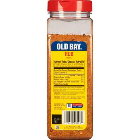 Old Bay Old Bay Rub 22 oz., PK6 900035692